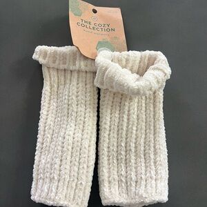 Earthbound FINGERLESS CHUNKY RIBBED KNIT GLOVE WOMENS ONE SIZE NWT